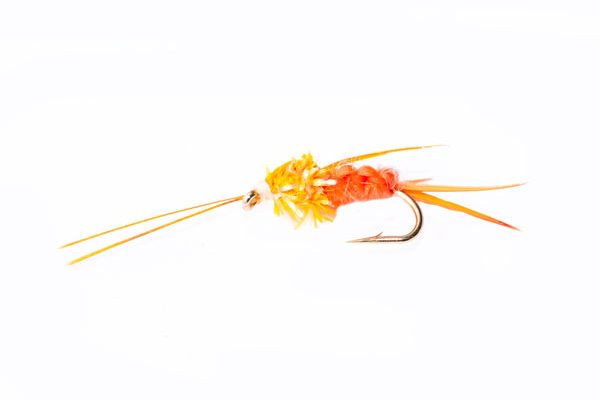 Fritz Crawler Nymph Orange Trout Fishery Flies for UK fly fishing