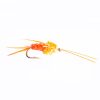 Fritz Crawler Nymph Orange Trout Fishery Flies for UK fly fishing