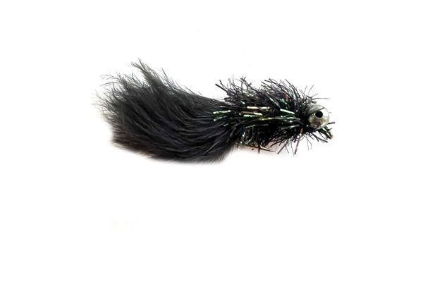 Fritz gladiator black trout fishing flies