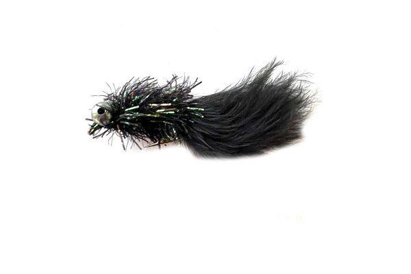Fritz gladiator black trout fishing flies