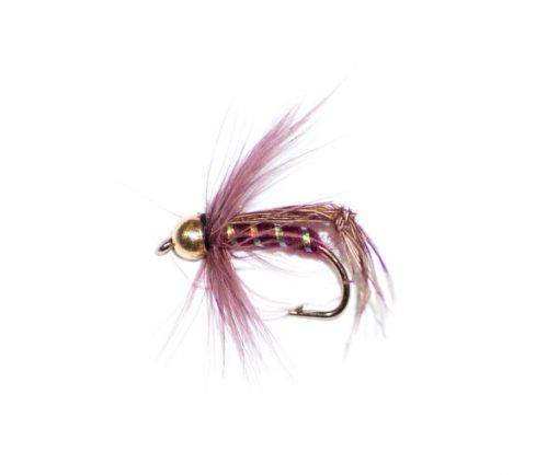 Claret Hackle Hopper Goldhead - Image 2