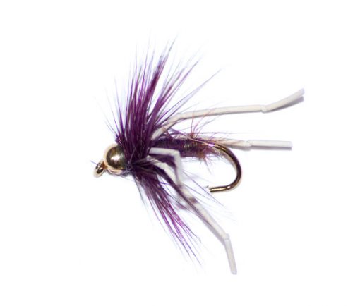 Daddy Long Legs Claret Rubber Legs - Image 3
