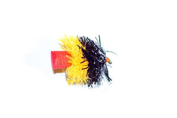 thumbnail image 2 of 6x Black FAB Foam Arsed Blob Trout Flies – World Class Flies 2 of 6