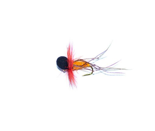 Booby Hopper Orange Red Hackle - Image 2