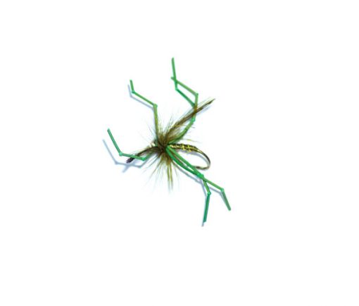 Olive Daddy Long Legs With Rubber Legs - Image 2