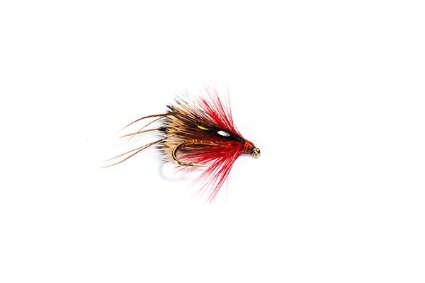 trout fly Hopper Half Hog Red Dunkeld SJC