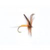 fishing flies orange spinner winged dry fly