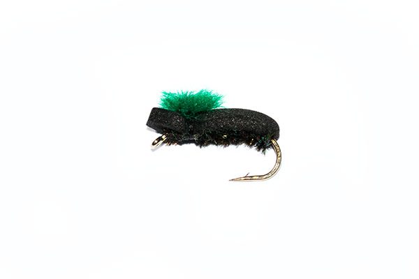 Target Foam Beetle Green fishing flies