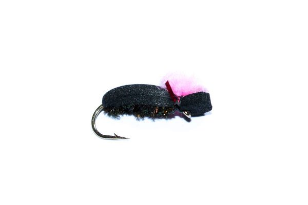 fishing flies Target Foam Beetle Pink Red Holographic