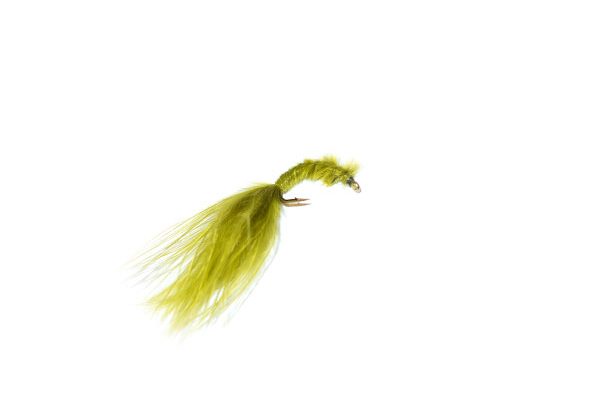 Olive marabou blood worm