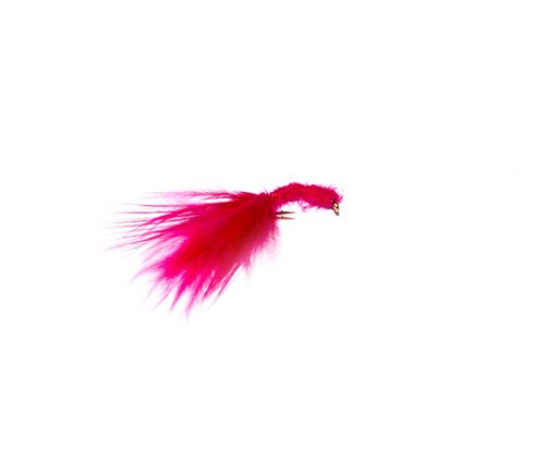 Fish Fishing Flies UK Branded Quality trout fishing flies Cerise Marabou Blood Worm