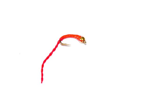 Red Epoxy Gold Head Blood Worm Fish Fishing Flies Branded Quality