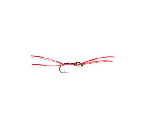 Fishing Fishing Flies Trout Fly Range Red Holographic Gold Head Blood Worm