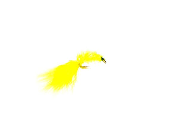 fish fishing fliesYellow Marabou Blood Worm