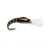 Fish Fishing Flies Brand Quality Black Epoxy Buzzer White Cheeks with Breathers