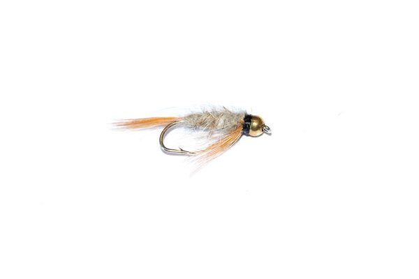 Branded high quality fishing flies from the UK. Fish Fishing flies brings you the Diawl Bach Hares Ear Goldhead Nymph