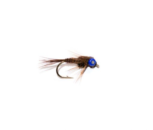 Fish Fishing Flies bring you the Pheasant Tail Nymph Blue Damsel Eyes.