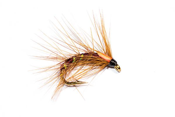 Fish Fishing Flies Brand. Claret Snatcher type fishing flies. Part of the Snatcher family of trout fishing flies