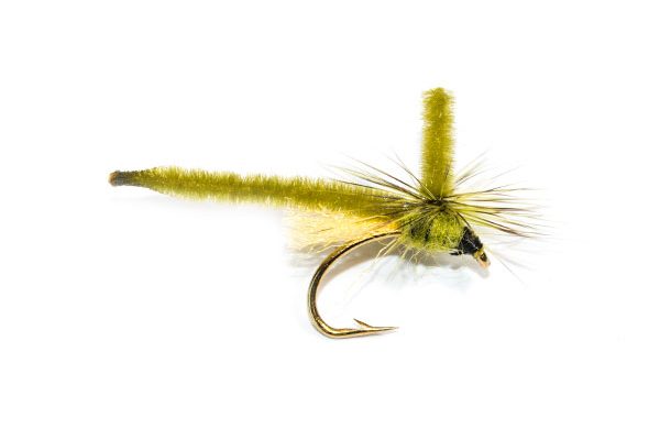 Fish Fishing Flies Brand Quality Dry Parachute Olive Midge