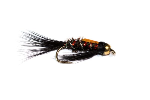 Fish Fishing Flies Brand Quality Goldhead Black Diawl Bach Nymph