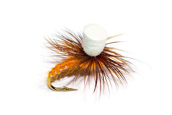 Best Quality Fishing Flies for sensible money. Orange Suspender Parachute