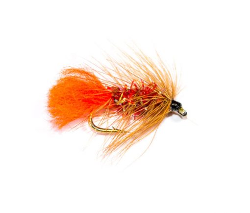 Fish Fishing Flies Branded, Straggle Fritz Soldier Palmer Wet