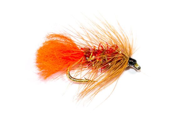 Fish Fishing Flies Branded, Straggle Fritz Soldier Palmer Wet