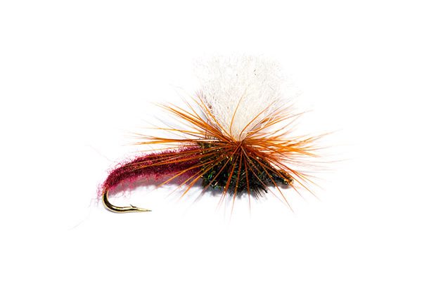 Fish Fishing Flies Brand, Claret Klinkhammer Emerger