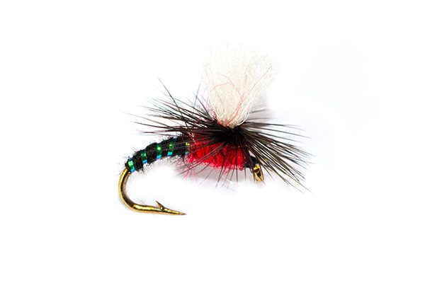 Dry Fishing Flies Dry Parachute Black & Red Special