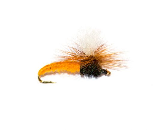 Fish Fishing Flies, Orange Klinkhammer Emerger