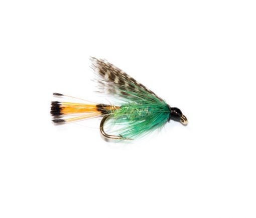 Fish Fishing Flies, Teal Blue and Silver Pearly Sparkle Body