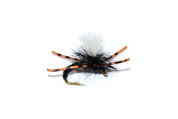 Kicking Klinkhammer Black with legs. Fish Fishing Flies quality.