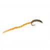 Amber Striped Orange Flexi Floss Bloodworm