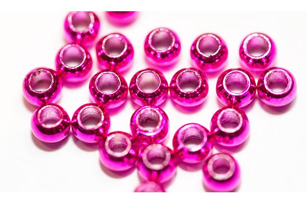 Waterburn Brass Beads in Electro Pink Colour