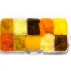 Waterburn Fineline Yellows and Browns 10 individuals dubbing box