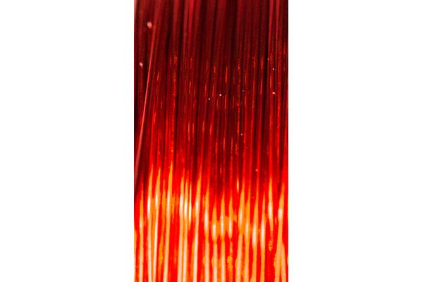 waterburn colured fly tying wire available in 10 colours bright red
