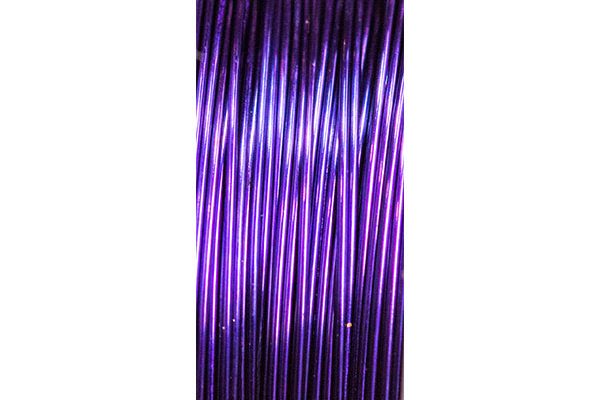 waterburn colured fly tying wire available in 10 colours deep violet
