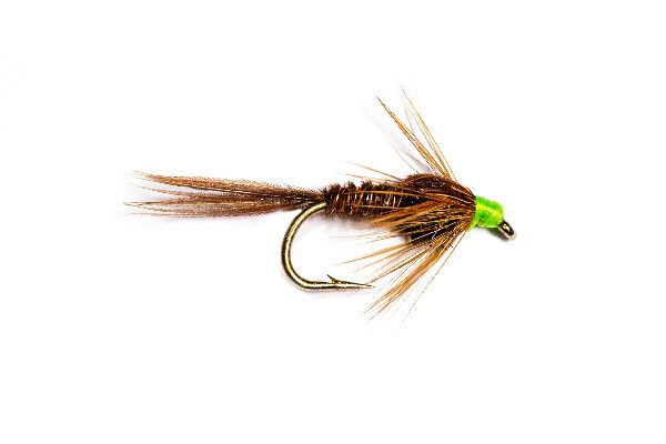 Pheasant Tail Nymph Green Head Weighted