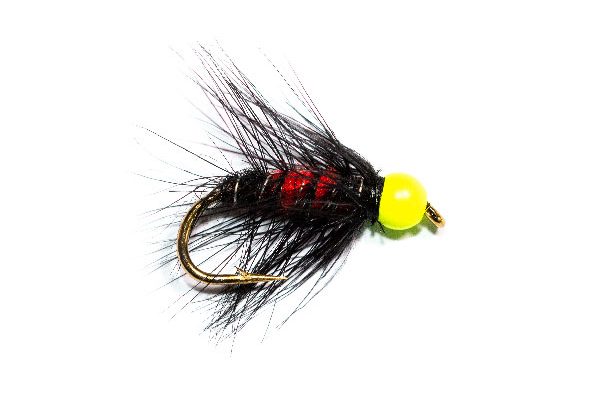 Hi Vis Green Hot Head Bibio Trout Fishing Flies Online