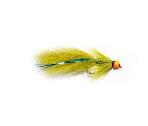 Fish Fishing Flies Hi Vis Orange Hot Head Blue Flash Damsel