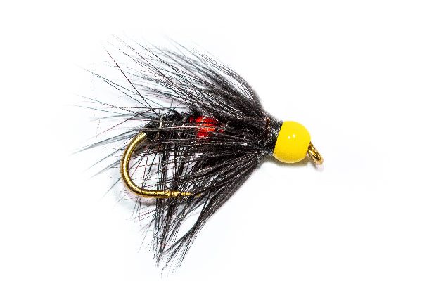 Hi Vis Yellow Hot Head Bibio Fish Fishing Flies Brand