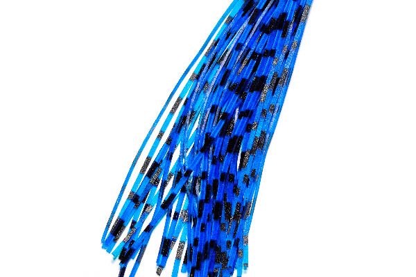 Fly Tying Materials and Fishing Flies sold online. Rubber Legs Blue Black Stripe 1mm x 120mm