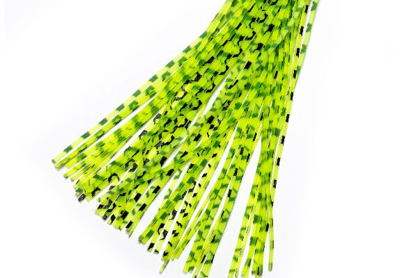 Fish Fishing Flies - Rubber Legs Light Green Black Spot 1mm x 120mm
