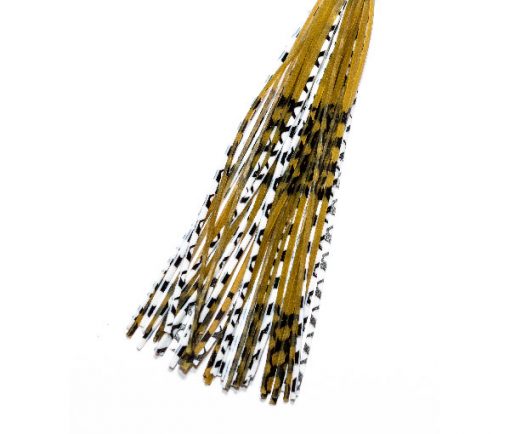 Fish Fishing Flies, Rubber Legs White and Olive Leg Mix 1mm x 120mm