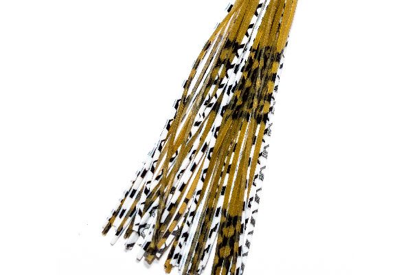 Fish Fishing Flies, Rubber Legs White and Olive Leg Mix 1mm x 120mm