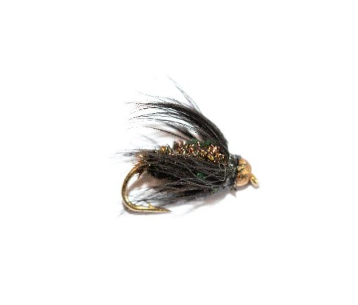 Black and Peacock Wet Fly Goldhead, Buy Fishing Flies Online
