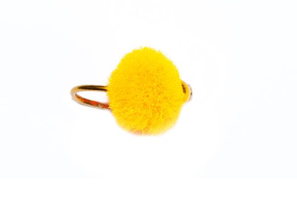 Fish Fishing Flies Brand of Quality, Gold Nugget Bright Orange Egg