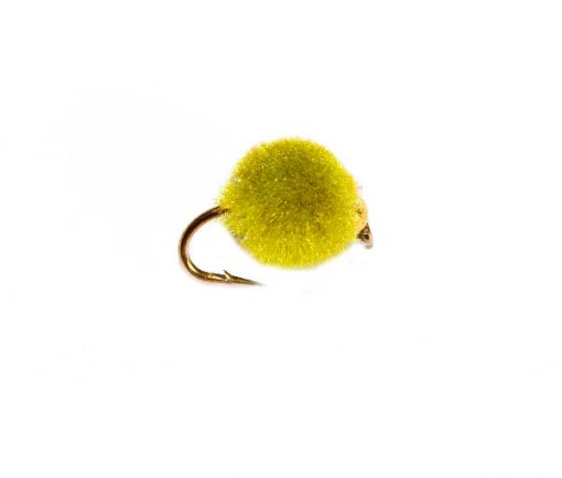 Gold Nugget Olive Crystal Egg