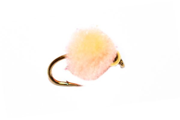 Gold Nugget Peach Crystal Egg