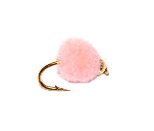 Gold Nugget Pink Crystal Egg